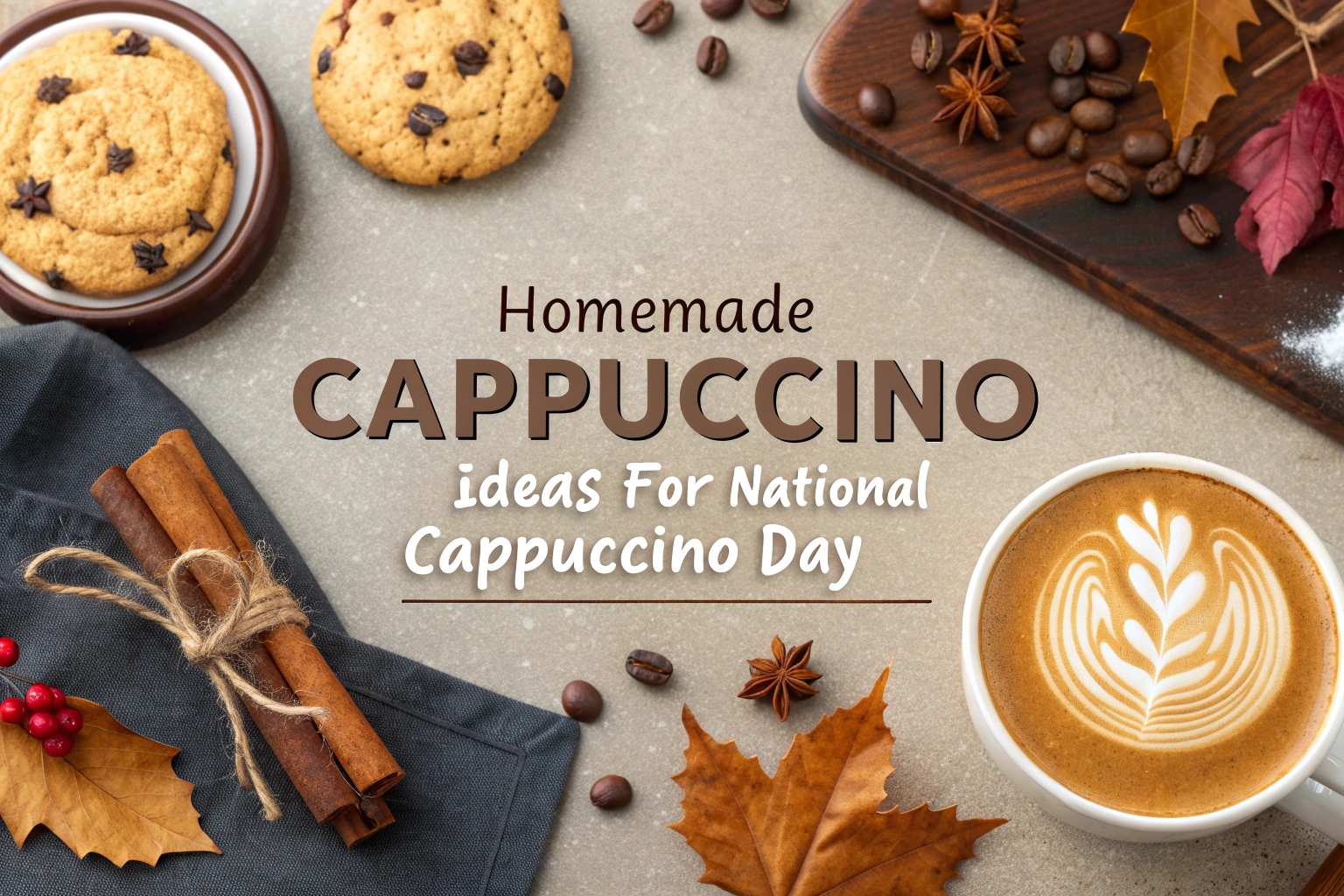 Homemade Cappuccino Ideas for National Cappuccino Day