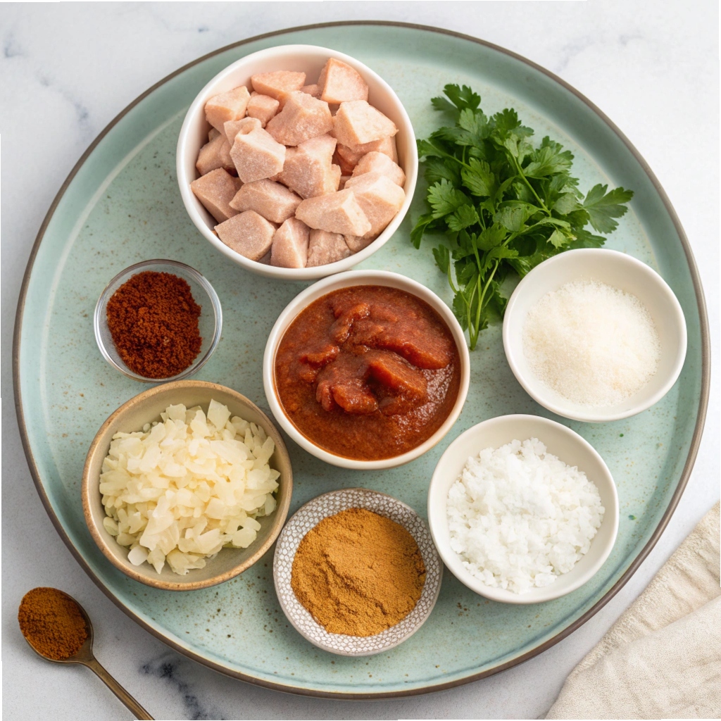 Ingredients of Instant Pot Butter Chicken