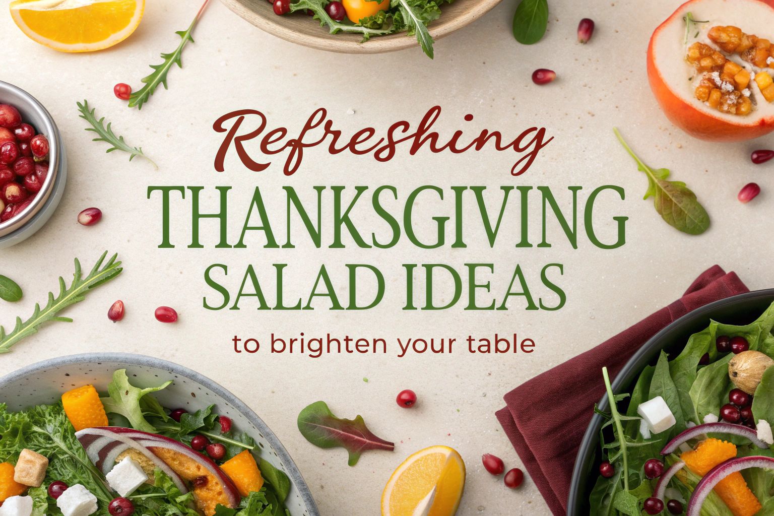 Refreshing Thanksgiving Salad Ideas to Brighten Your Table