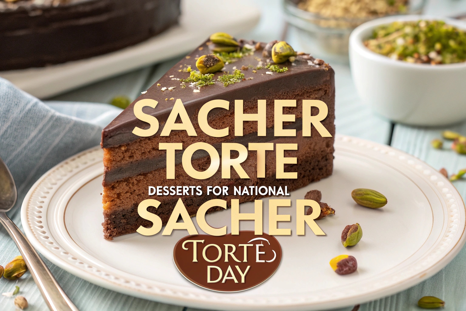 Sacher Torte Desserts for National Sacher Torte Day