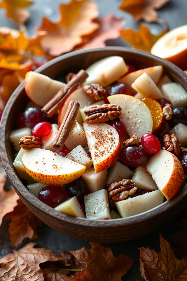 autumn fruit salad delight