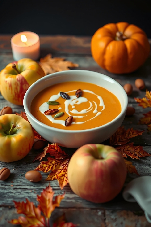 autumn inspired creamy bisque