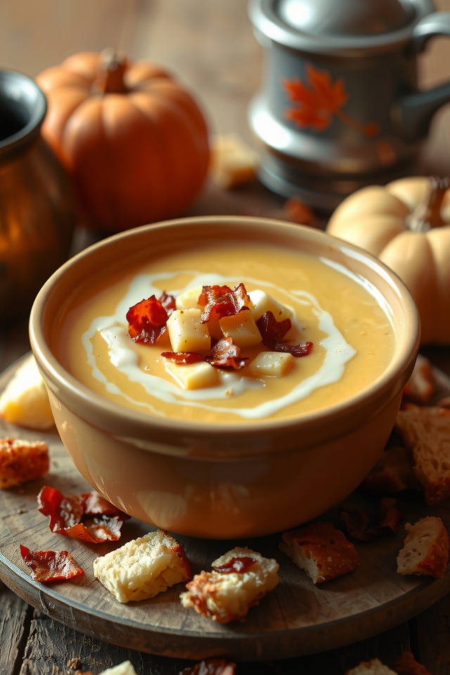 autumn inspired creamy soup