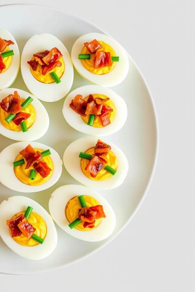 bacon cheddar deviled eggs