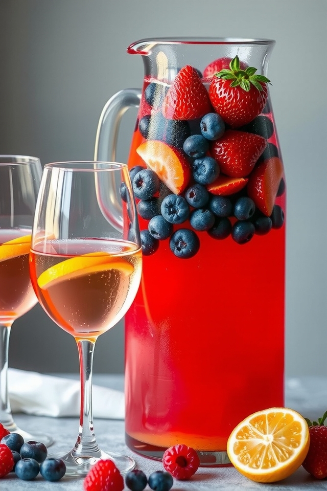 berry ros sangria delight