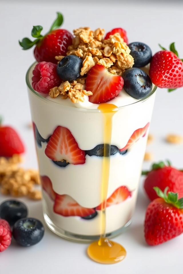 berry yogurt parfait delight