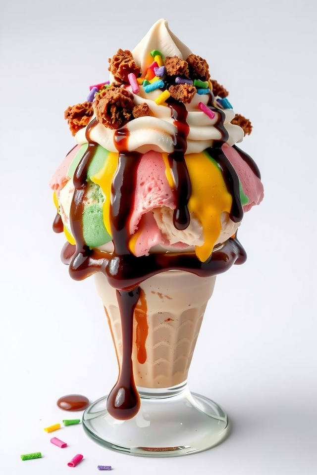 birthday cake ice cream sundae