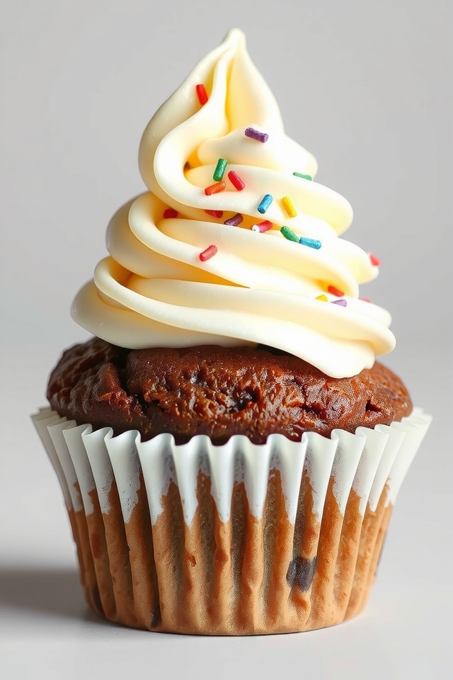 brownie vanilla cupcake delight