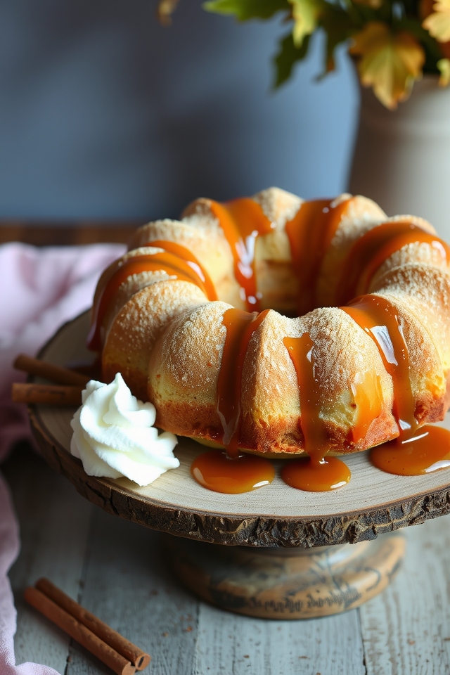 caramel apple cake delight