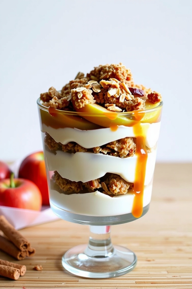 caramel apple crumble delight