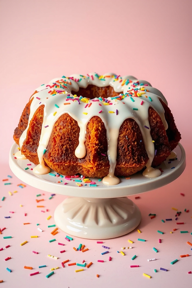 celebrate with funfetti bundt