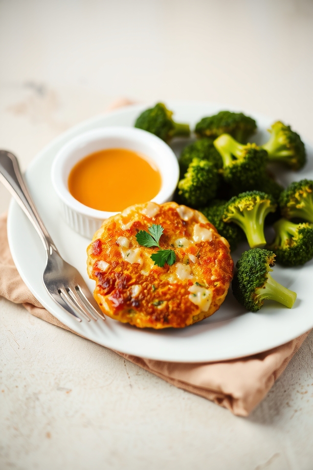 cheesy broccoli fritters recipe