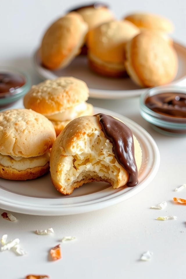 chewy coconut cookie delight