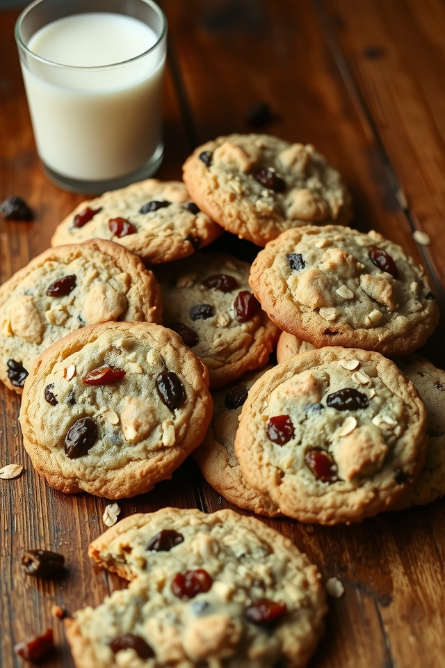 chewy homemade oatmeal cookies