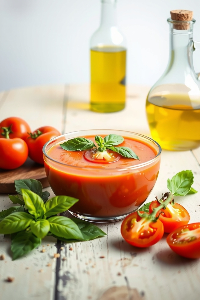 chilled cherry tomato soup