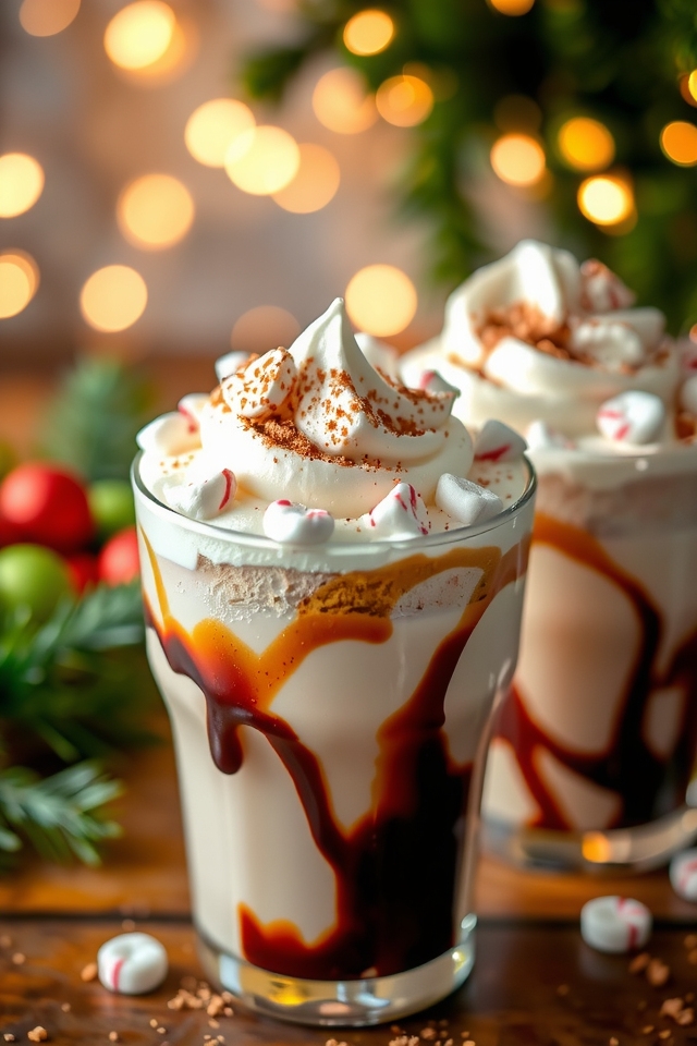 choco mint holiday beverage delight