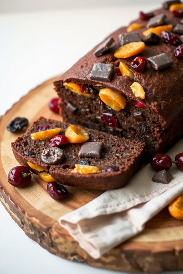 chocolate and dried fruits
