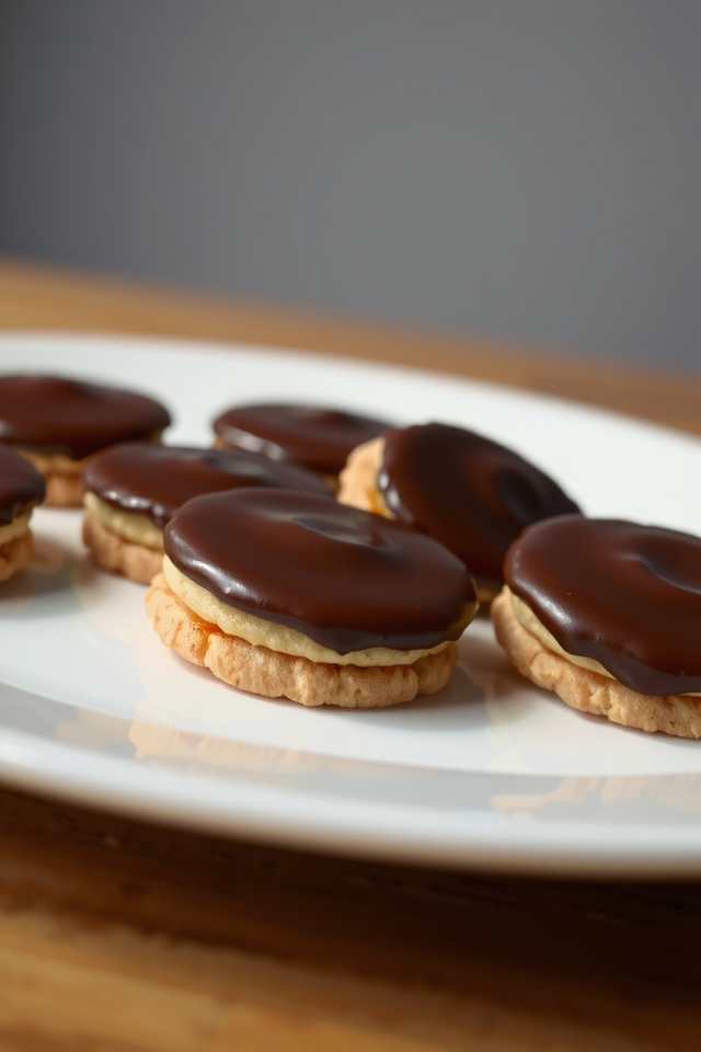 chocolate apricot ganache delights