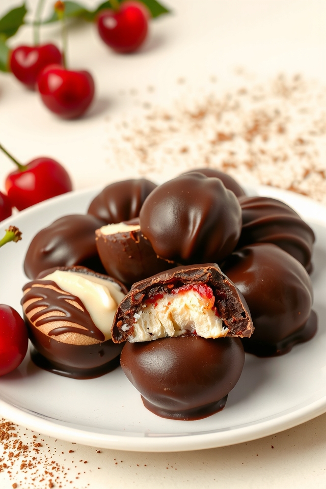 chocolate cherry cordial delights