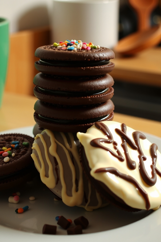chocolate dipped cookie delight