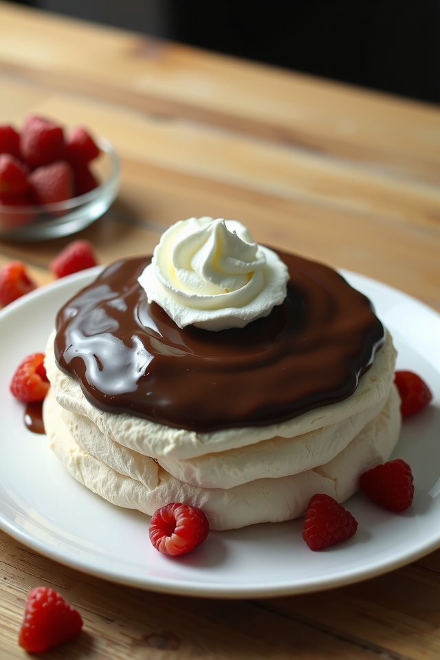 chocolate meringue dessert fusion