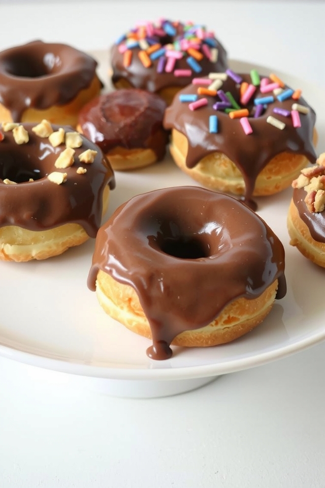 chocolatey fluffy indulgent pastries