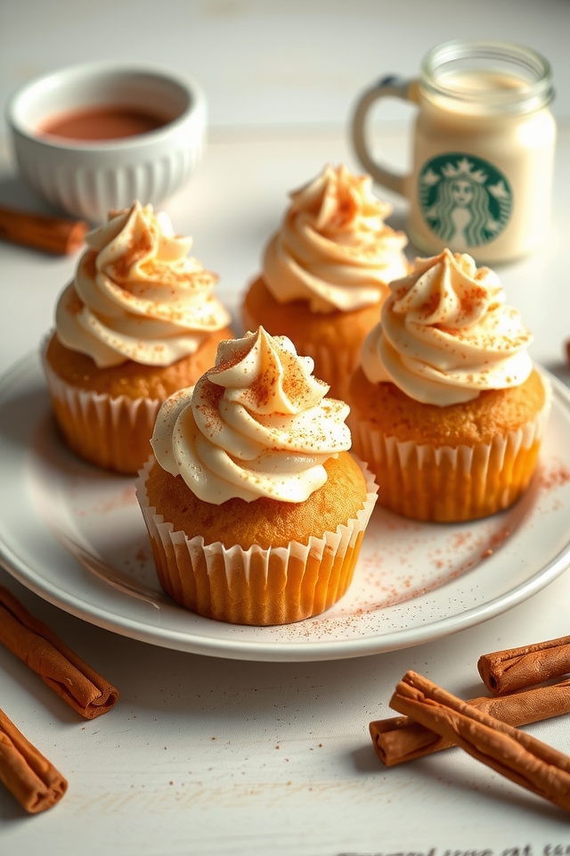 churro flavored cinnamon sugar cupcakes