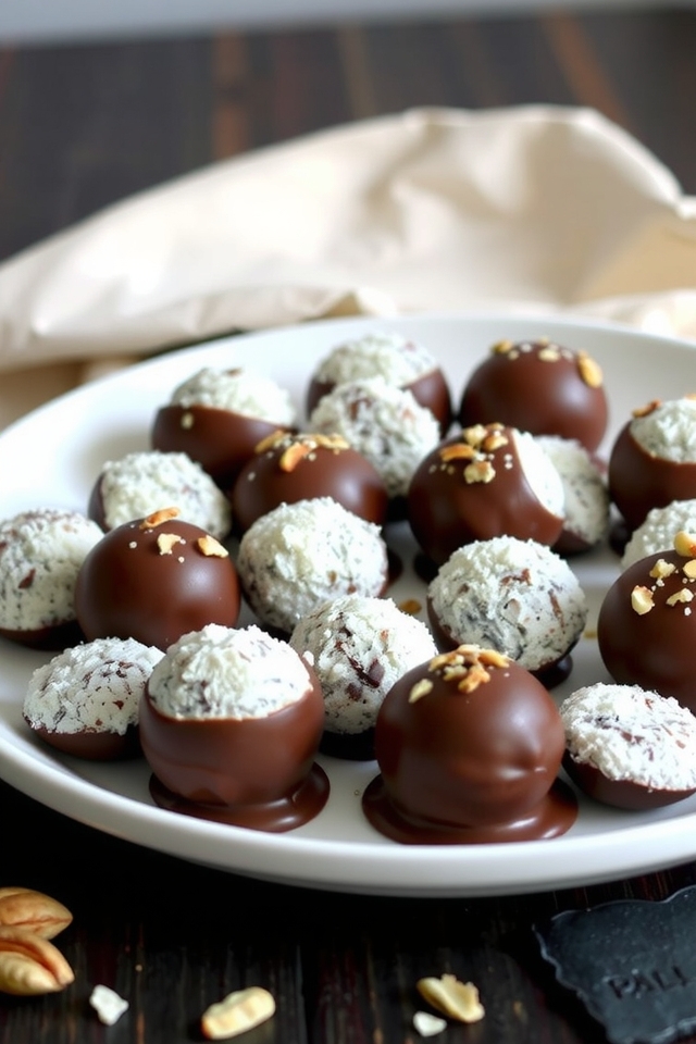 coconut chocolate ball treats