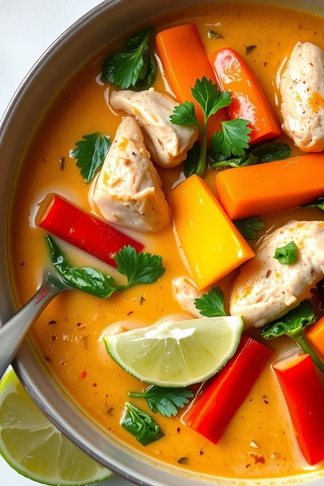 coconut curry chicken delight