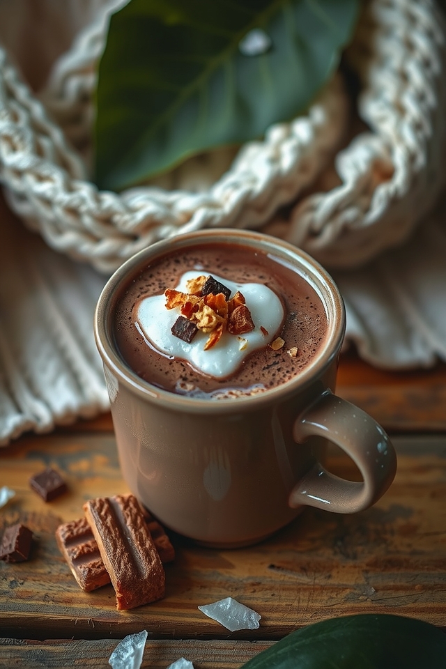 coconut infused cocoa delight
