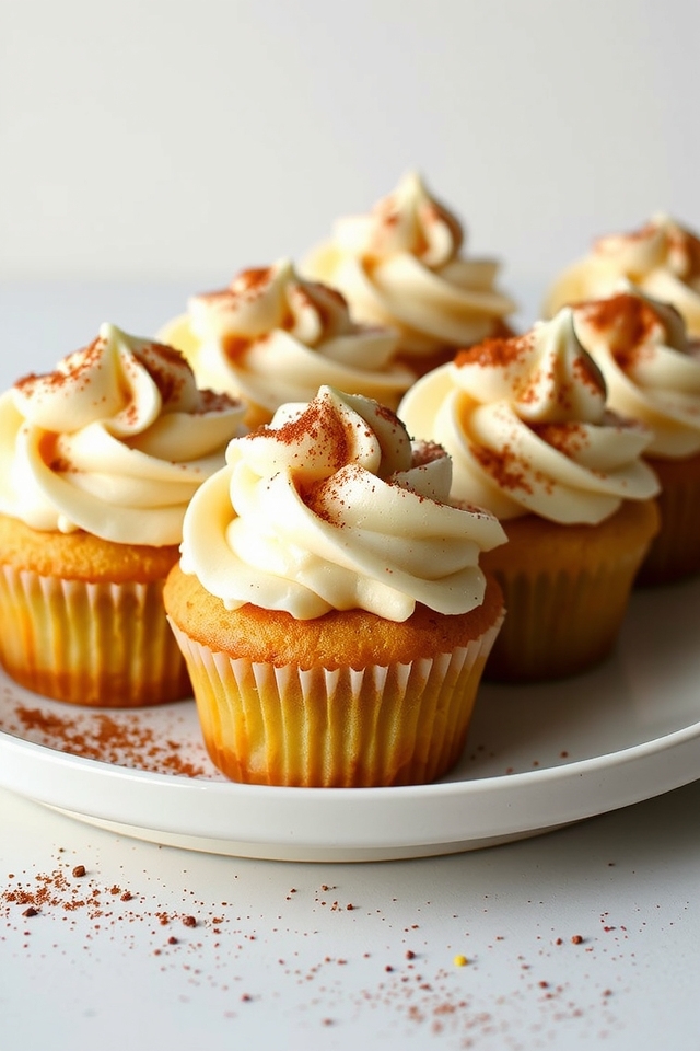 coffee flavored vanilla cupcakes