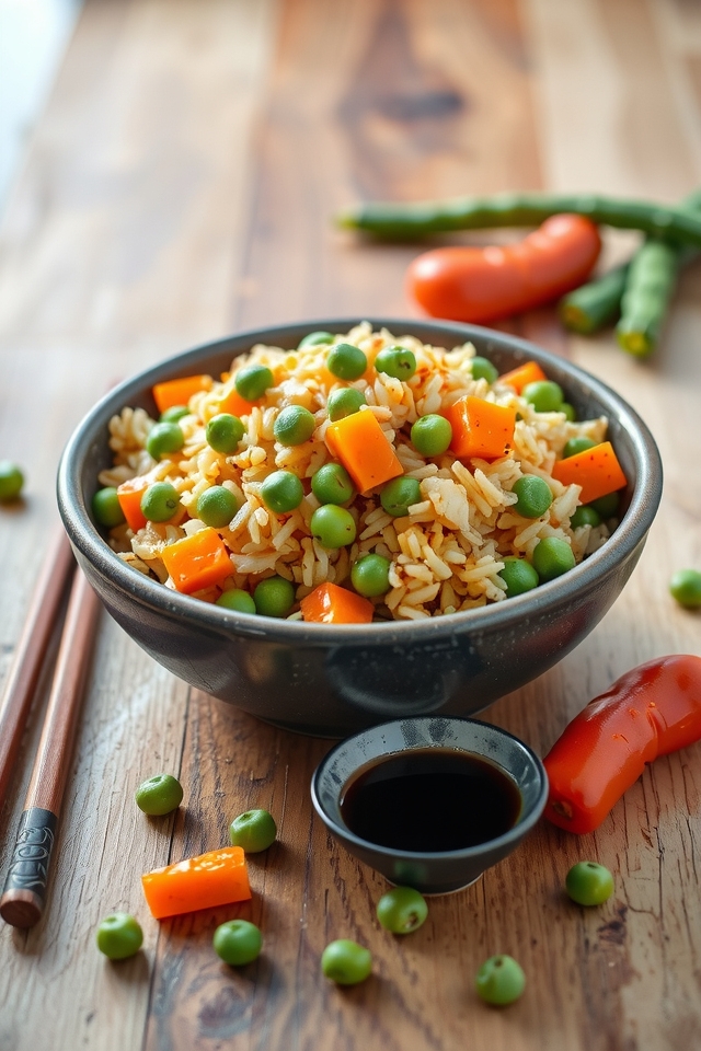 colorful nutritious quick dish