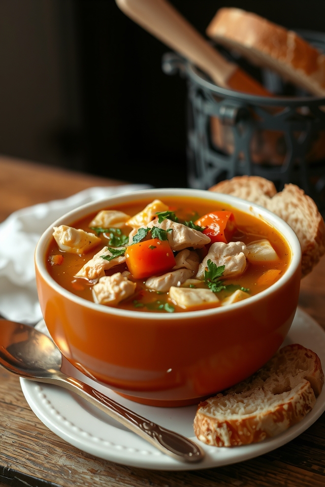 comforting chicken soup recipe