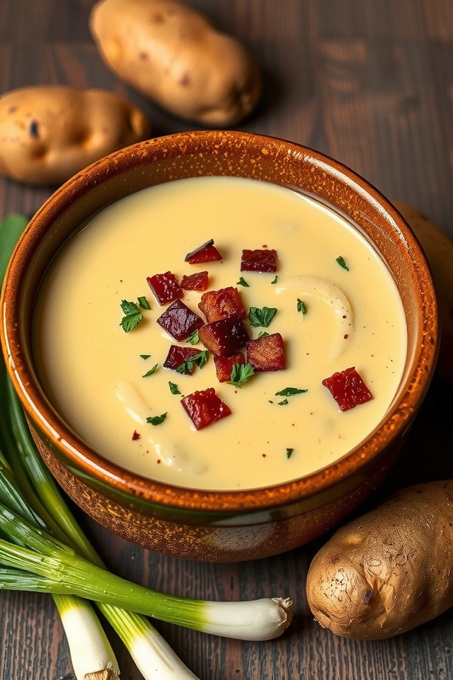 comforting creamy potato soup