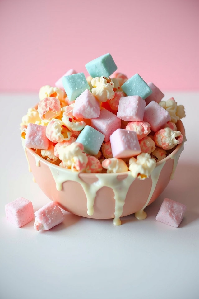 cotton candy popcorn delight