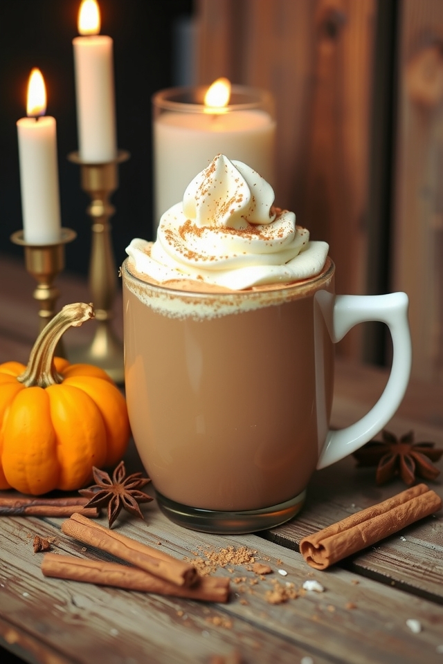 cozy autumn hot chocolate