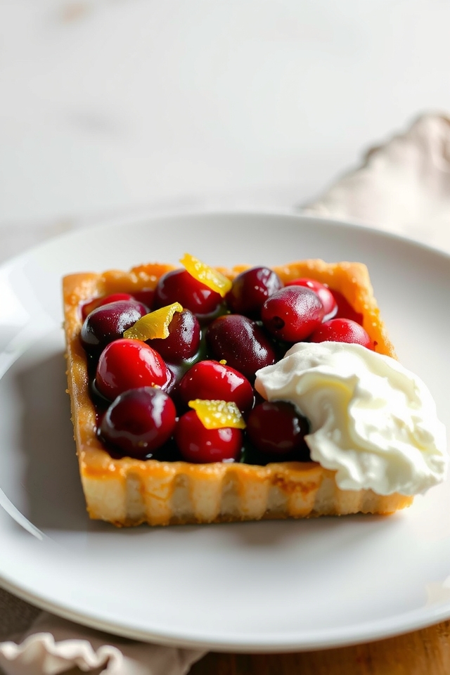 cranberry orange dessert delight