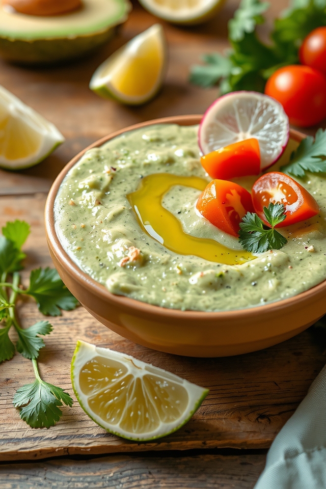 creamy avocado cilantro soup
