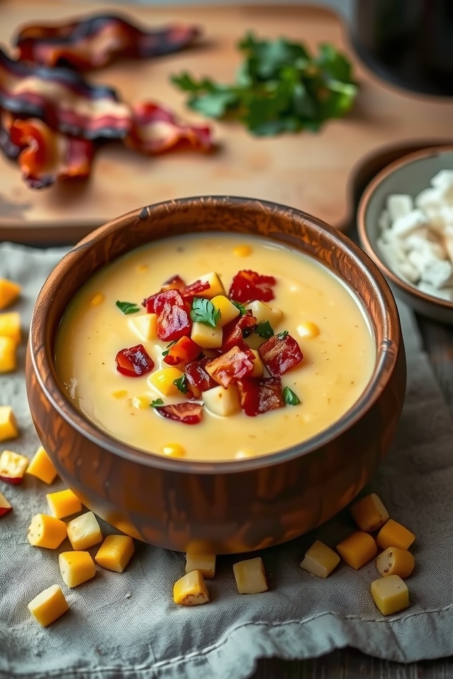 creamy bacon corn chowder