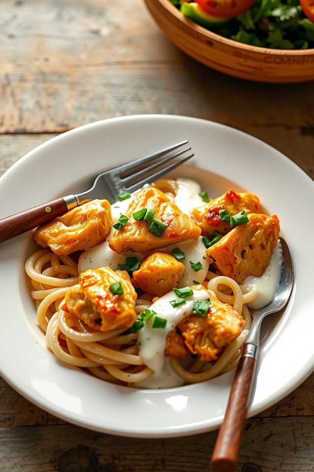creamy garlic chicken delight