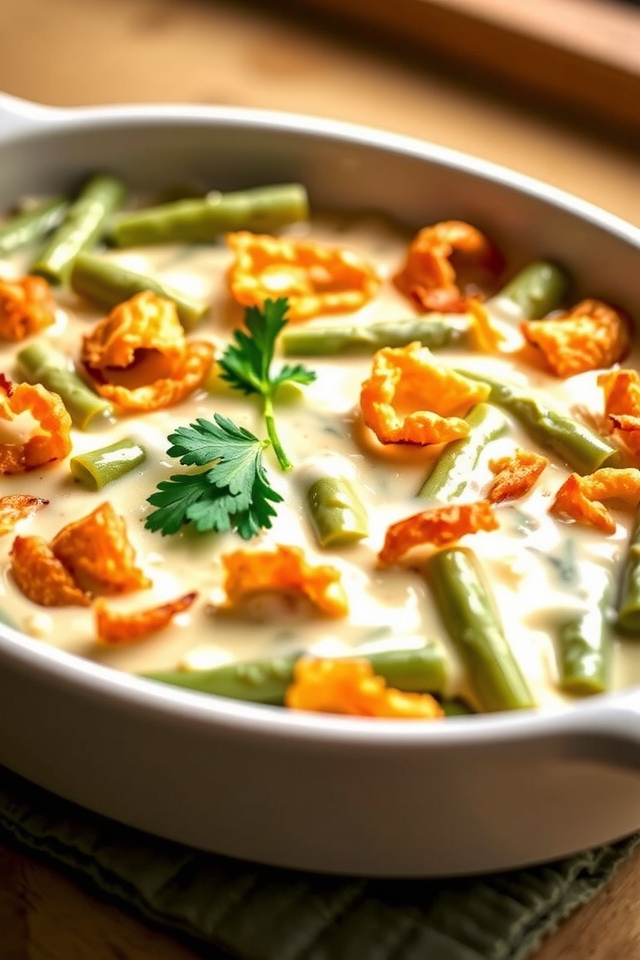 creamy green bean casserole