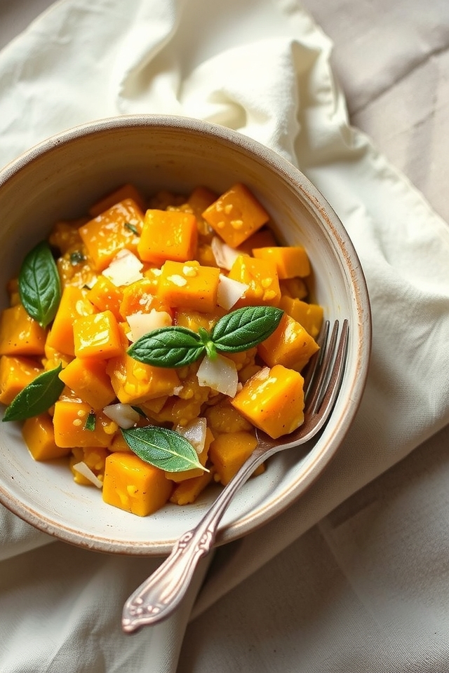 creamy roasted squash risotto