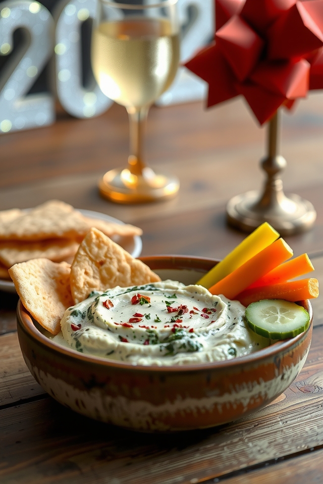 creamy spinach artichoke dip