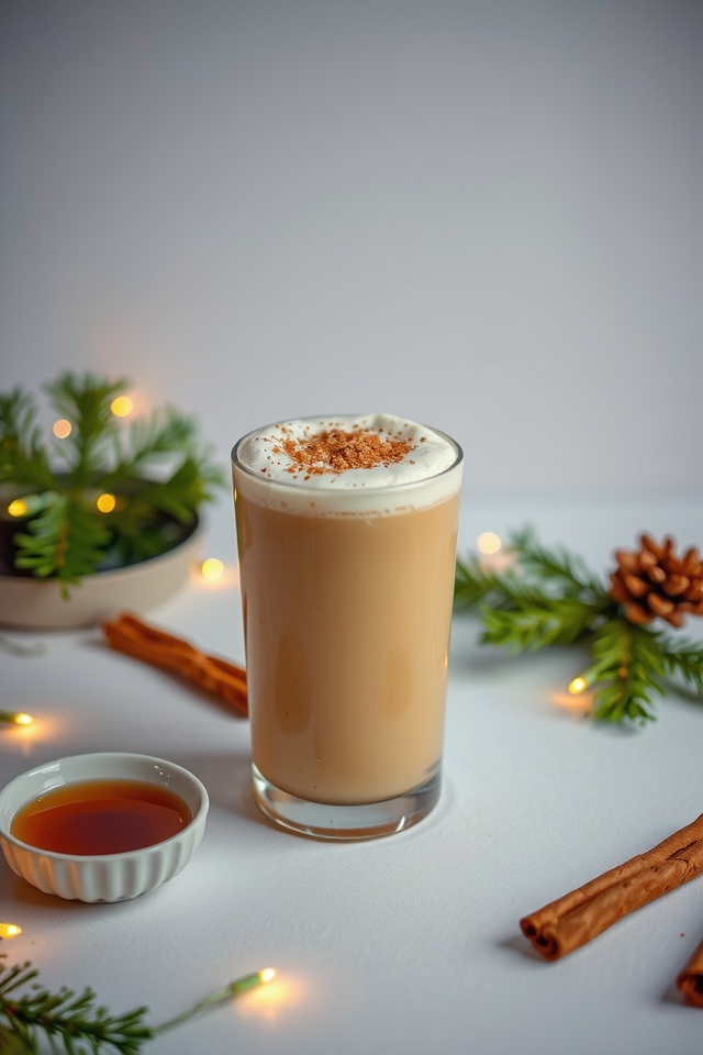 creamy vegan holiday drink