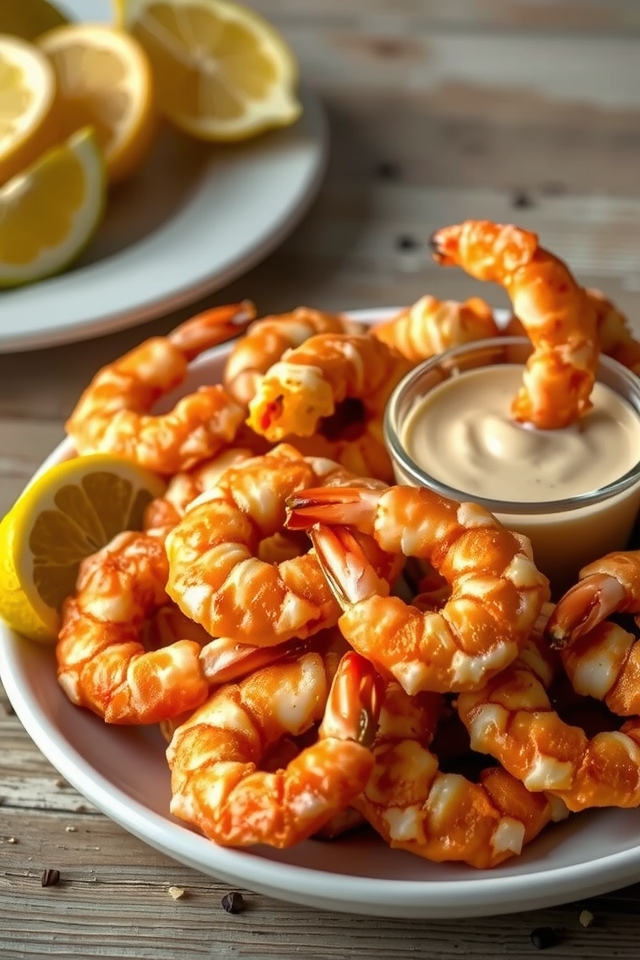 crispy zesty lemon shrimp
