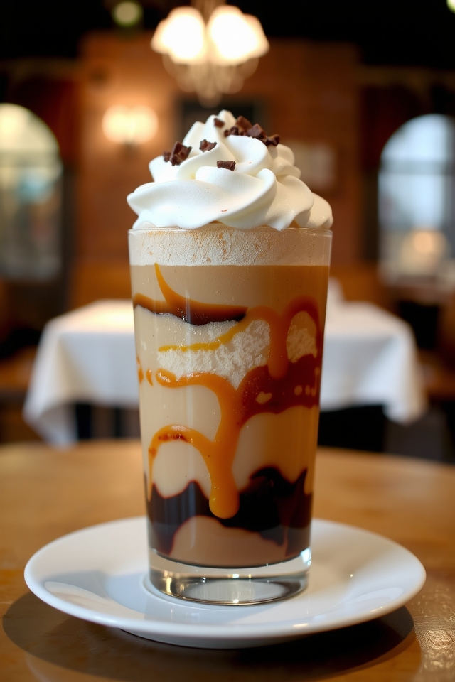 decadent chocolate apricot milkshake