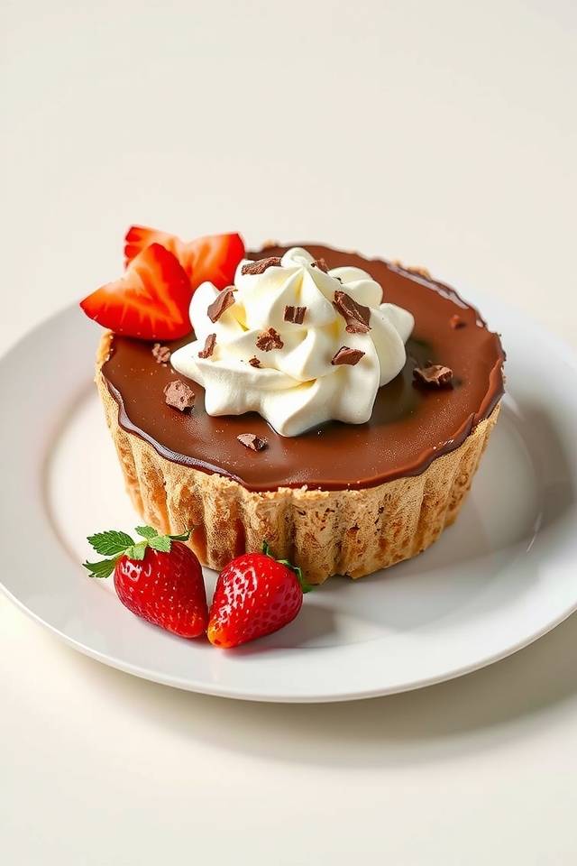 decadent chocolate mousse pie
