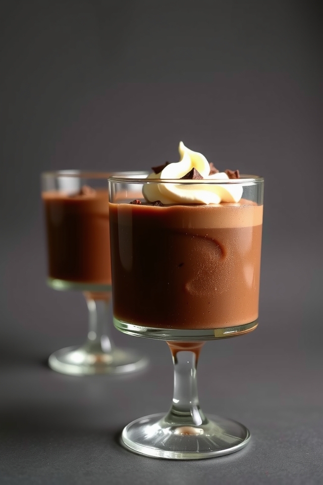 decadent espresso chocolate mousse