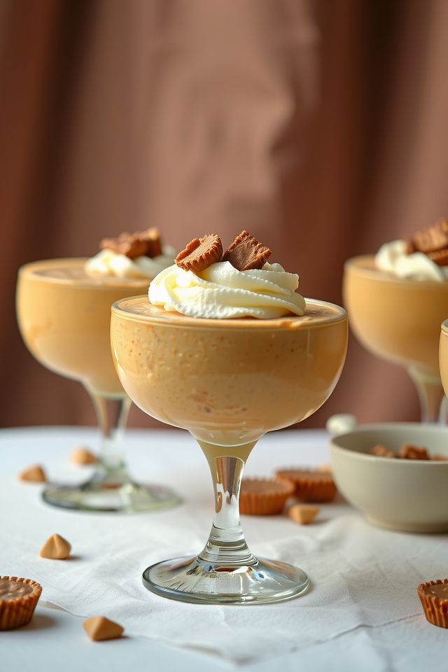 decadent peanut butter mousse