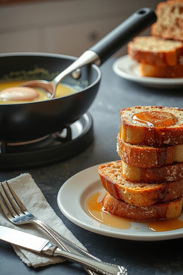 delicious date nut french toast